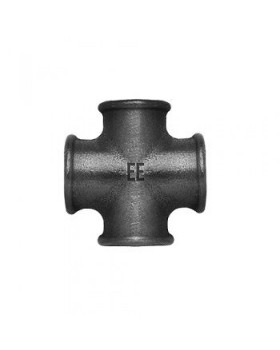 ЕЕ Black Крестовина пер. 3/4"х1/2"х 3/4"х1/2" черн. арт.34/180