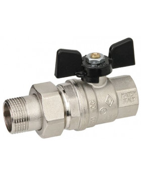 BG Кран шаровый со сгоном 11/4" 322 ВР/НР бабочка