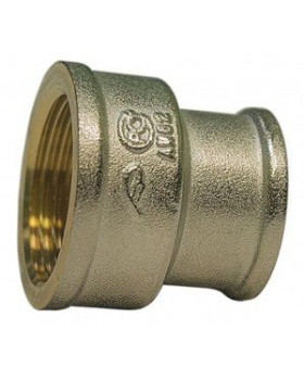 Муфта пер. ВР 3/8"х1/4" никель