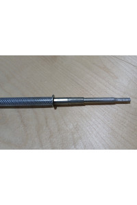 Трос сантехнический для прочистки канализации и вентиляции в ПВХ защите - гибкий вал Ф12мм. х 5 метров с цепной насадкой и переходником на дрель-foto6