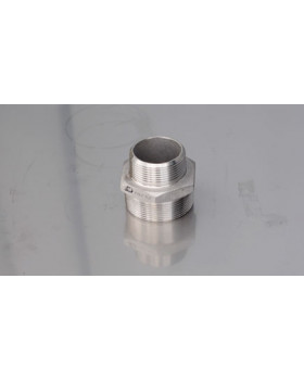 переходной ниппель 1 1/2x3/4" 40х20DN 48,3х26,9мм марка стали-304