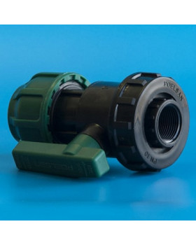 Кран шаровой разъём. 25х1/2" ВР ПНД