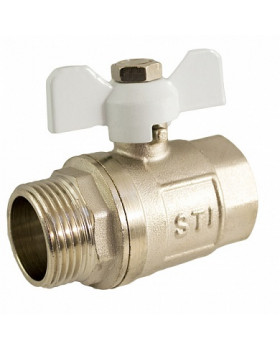 Кран шаровой STI ШГ бабочка 25