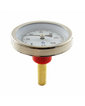 Термометр биметаллический 120°C L=60 (50)