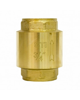 Клапан обратный пружинный STI 20 (латунное уплотнение)