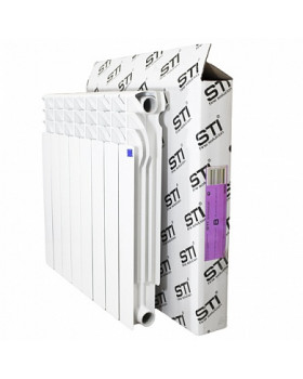 Биметаллический радиатор STI 500 80 8 секций Биметаллический радиатор STI 500 80 8 секций