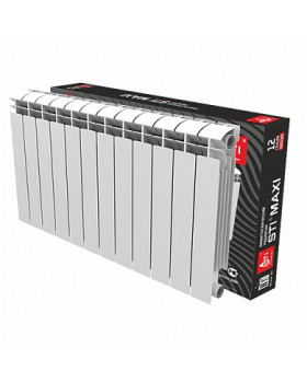 Биметаллический радиатор STI MAXI 500 100 12 секций Биметаллический радиатор STI MAXI 500 100 12 секций
