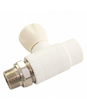 Кран PPRC прямой НГ 20x½" MeerPlast