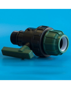 Кран шаровой разъём.с НР 20х1/2" ПНД